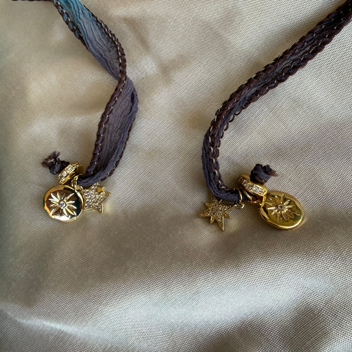 Choker de seda Sol Primaveral