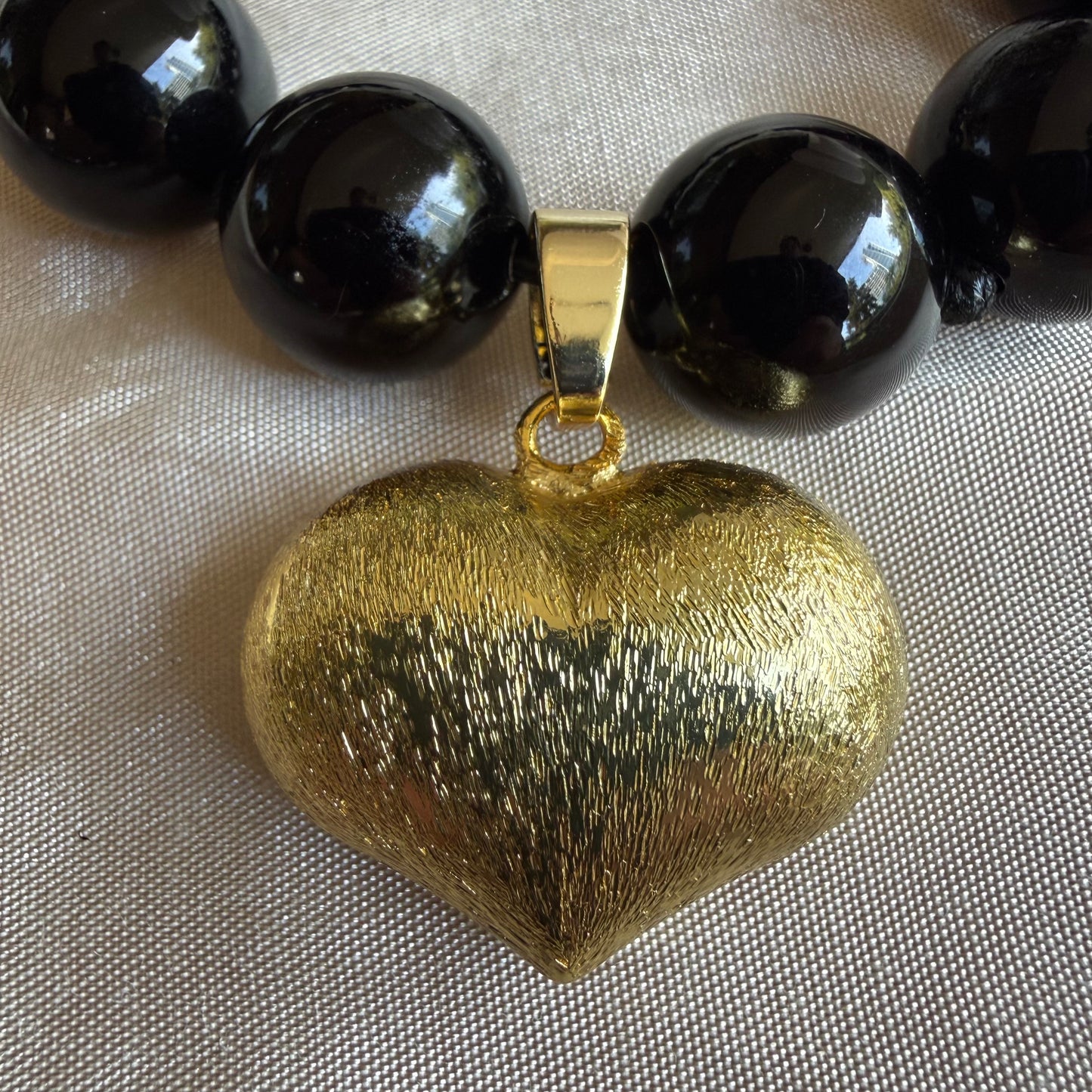 Collar Corazón Nocturno