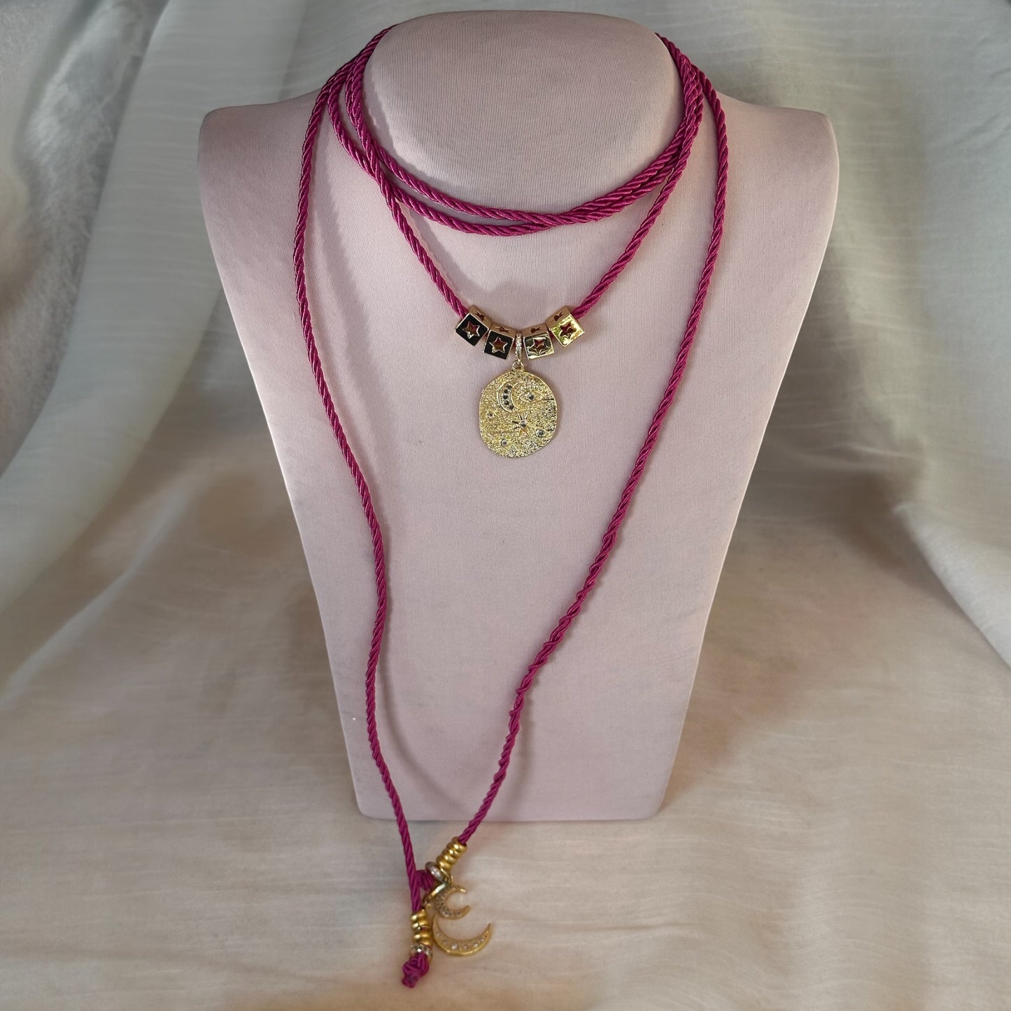 Cordón fucsia/estrella