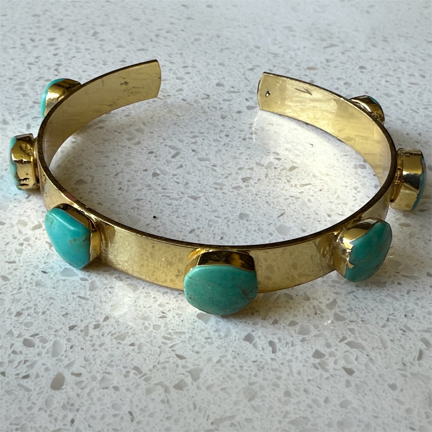 Esclava Turquesa Dorada