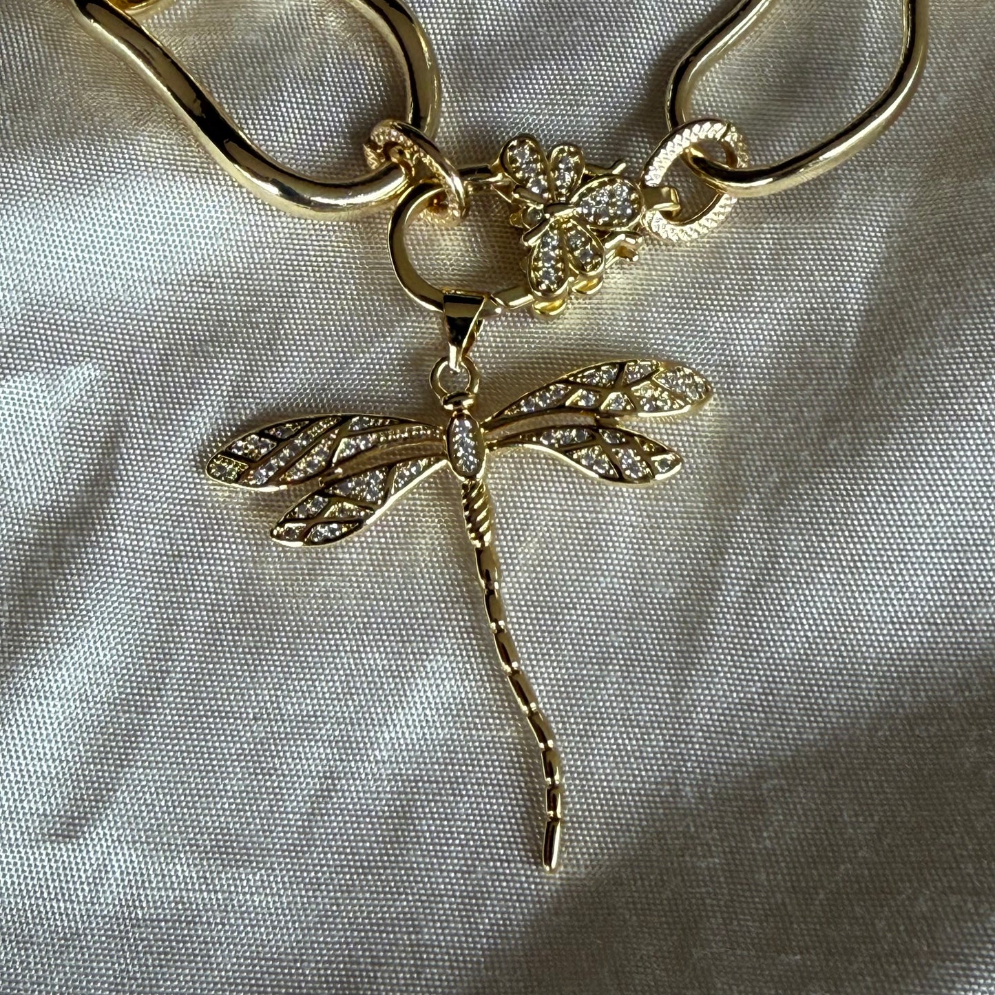 Collar Libélula/broche libélula