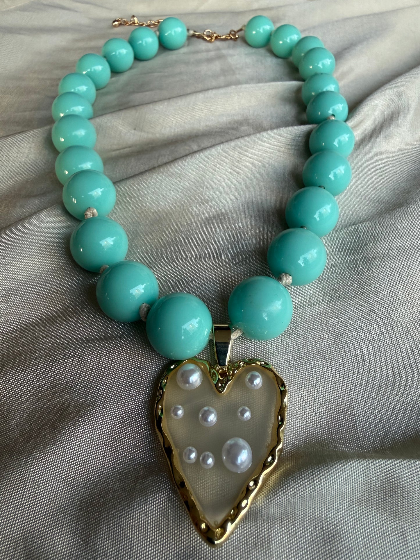 Collar Dúo Aura Turquesa