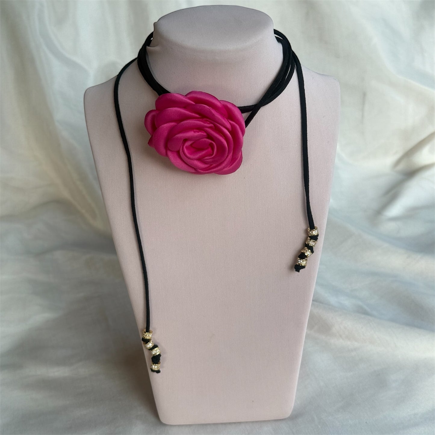 Choker Rosa Fucsia • Estilo Atado Chic