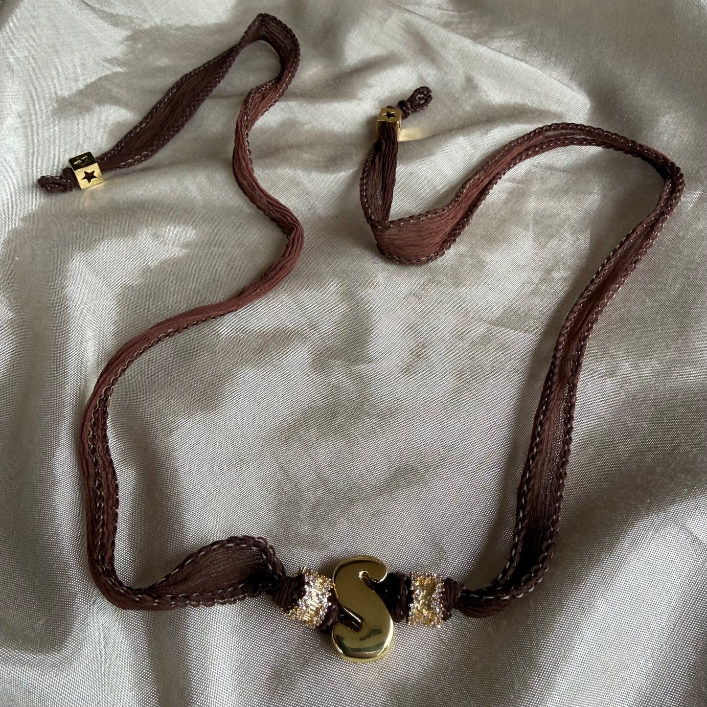 Choker Seda S Estrellas