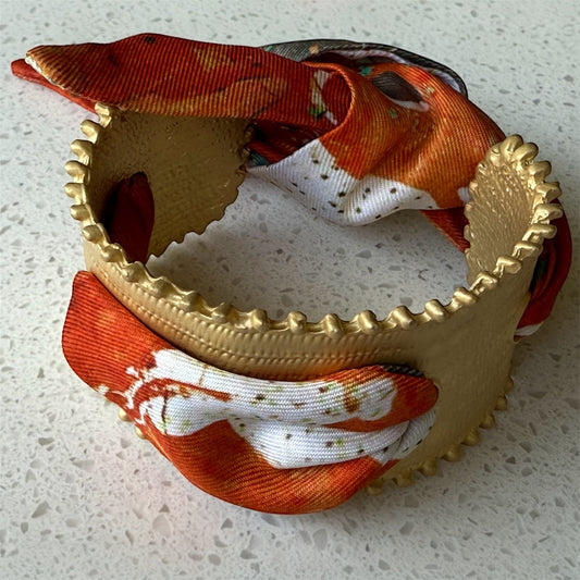Brazalete Foulard Naranjo