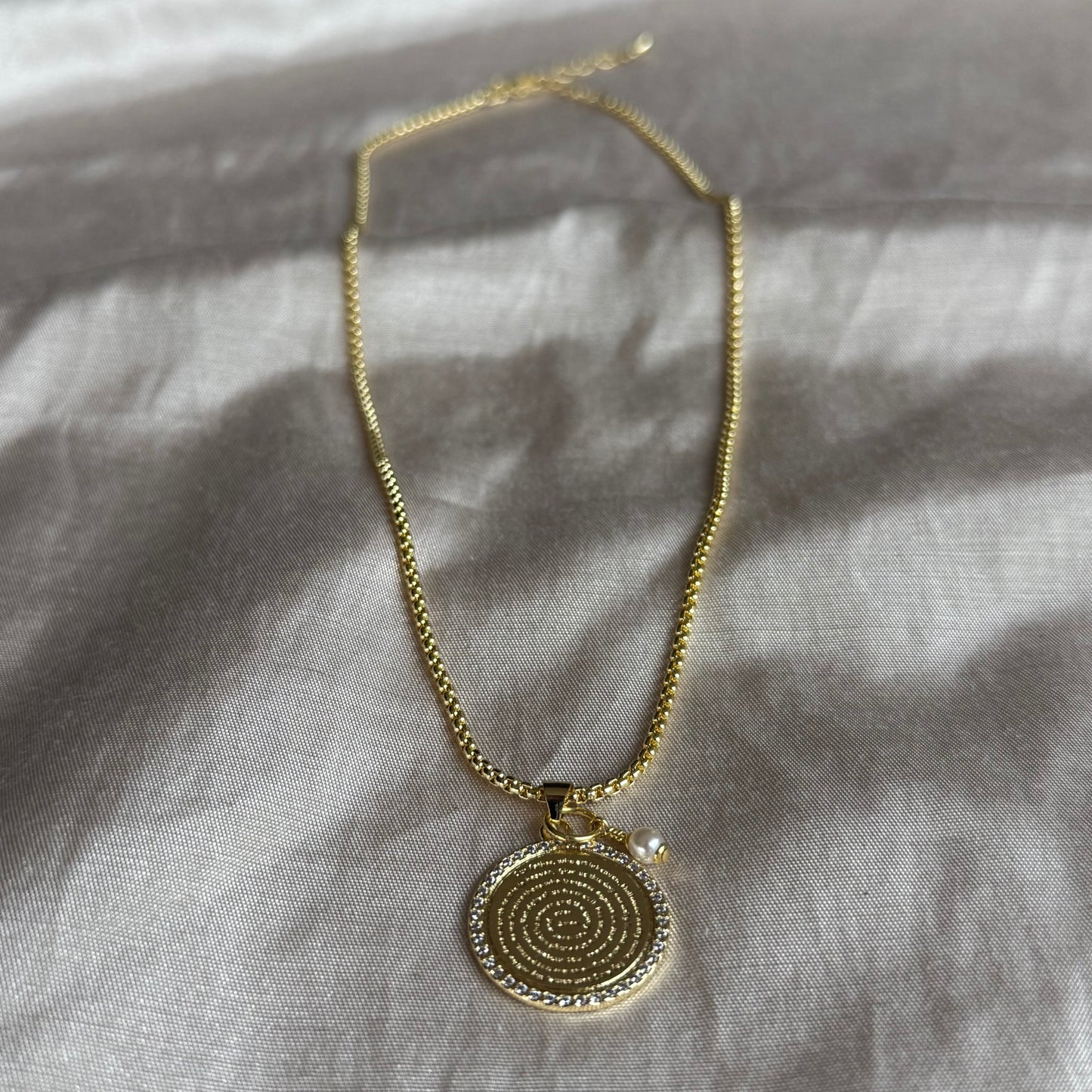 Collar Padre Nuestro • Perla de río