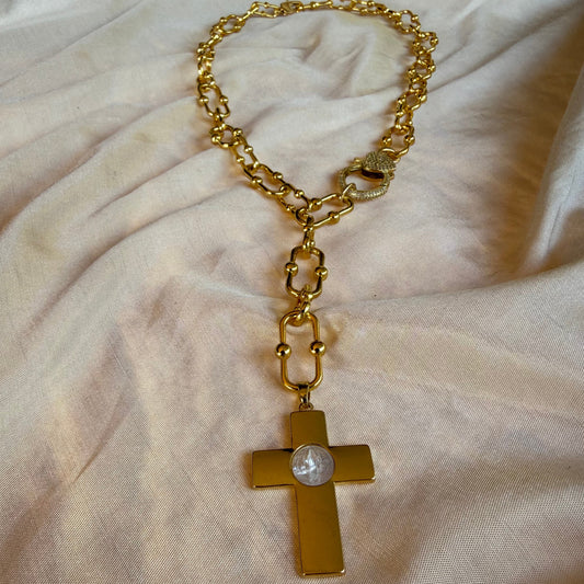 Collar Cruz Sagrada/50 cms