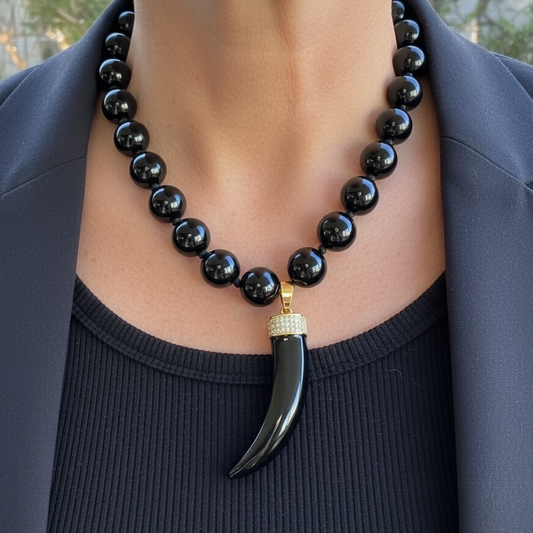 Collar Colmillo Onix