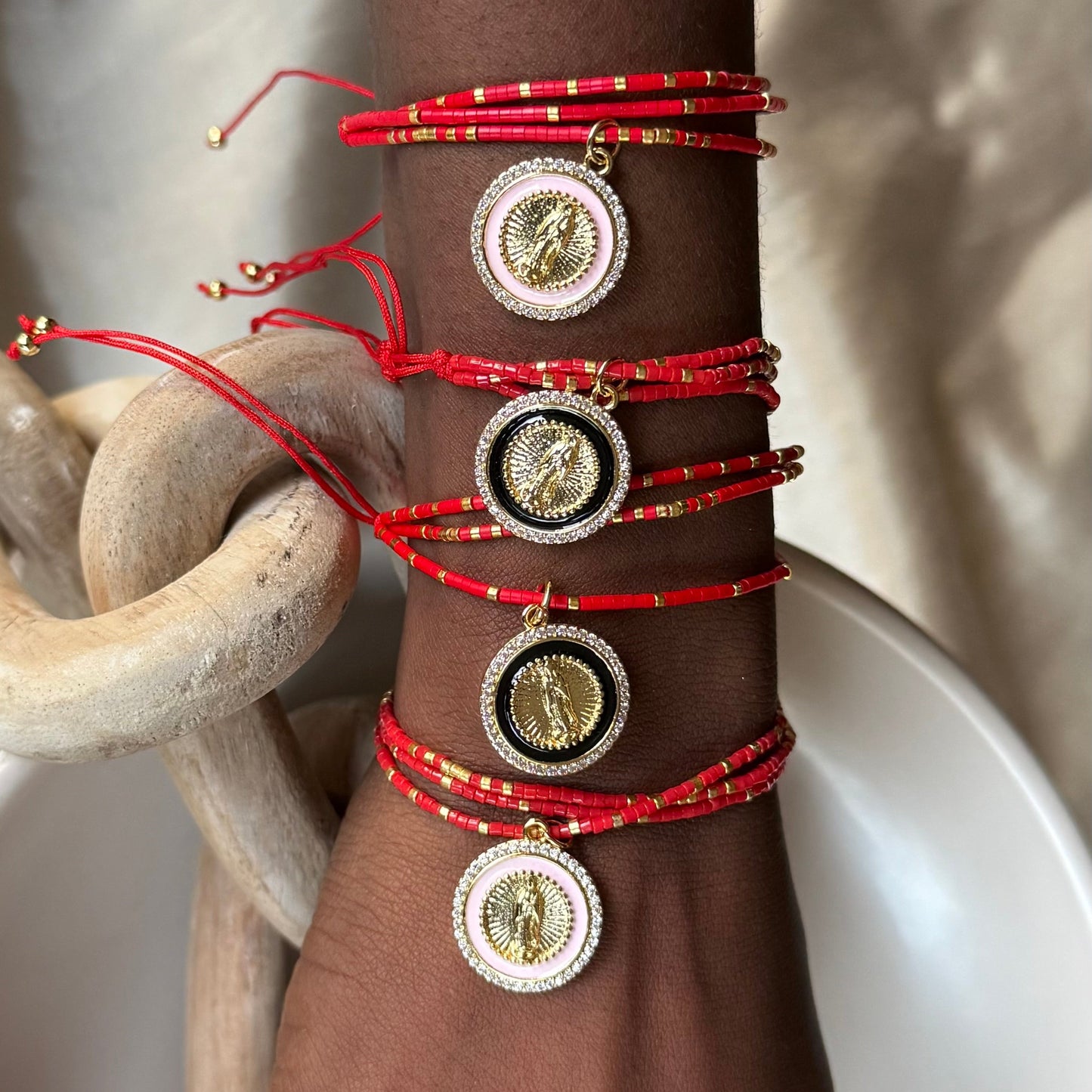 Set Pulseras Guadalupanas