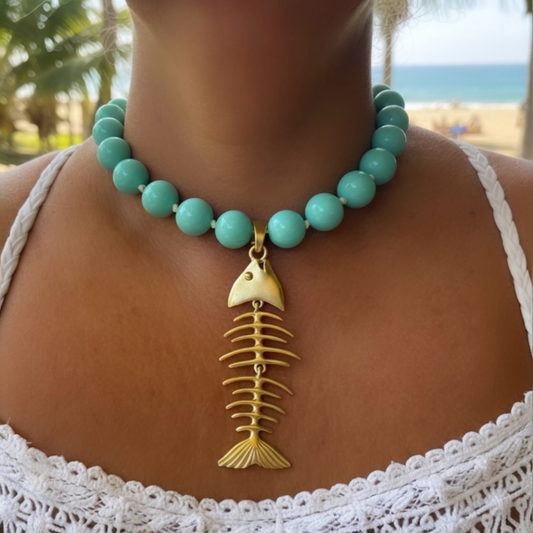 Collar Espina Dorada Tropical