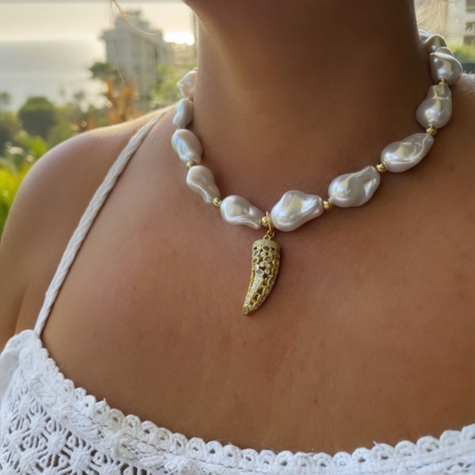 Collar Colmillo Barroco