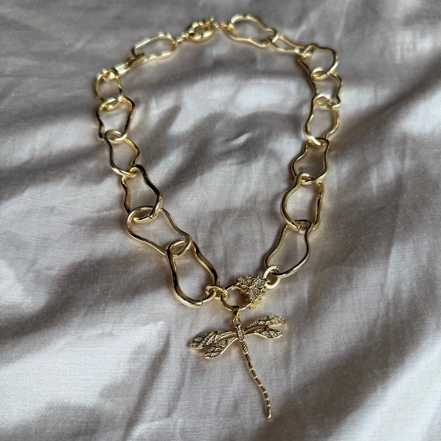 Collar Libélula/broche libélula