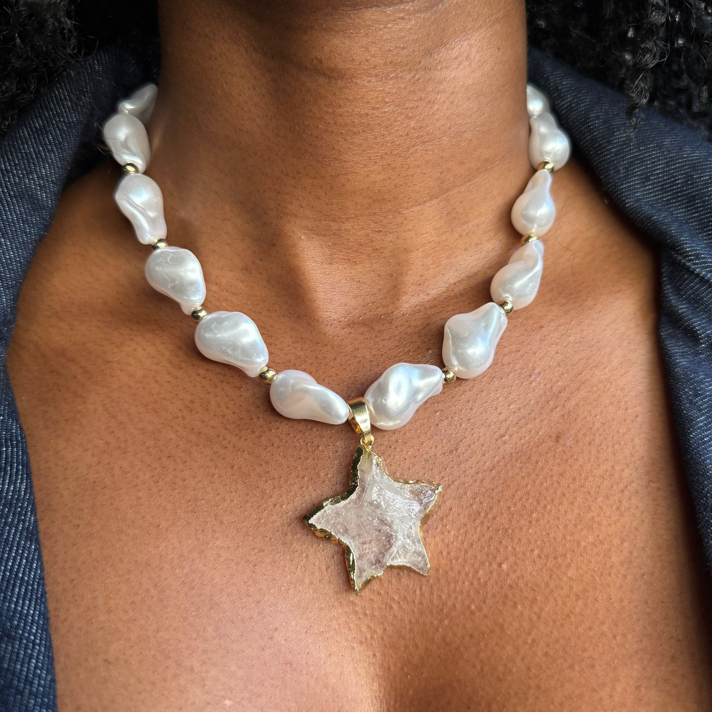 Perlas con Estrella de Cuarzo