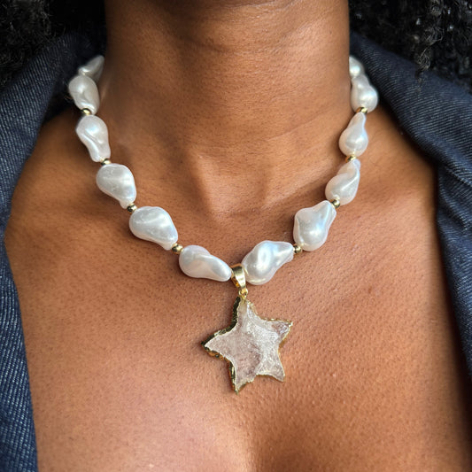 Perlas con Estrella de Cuarzo