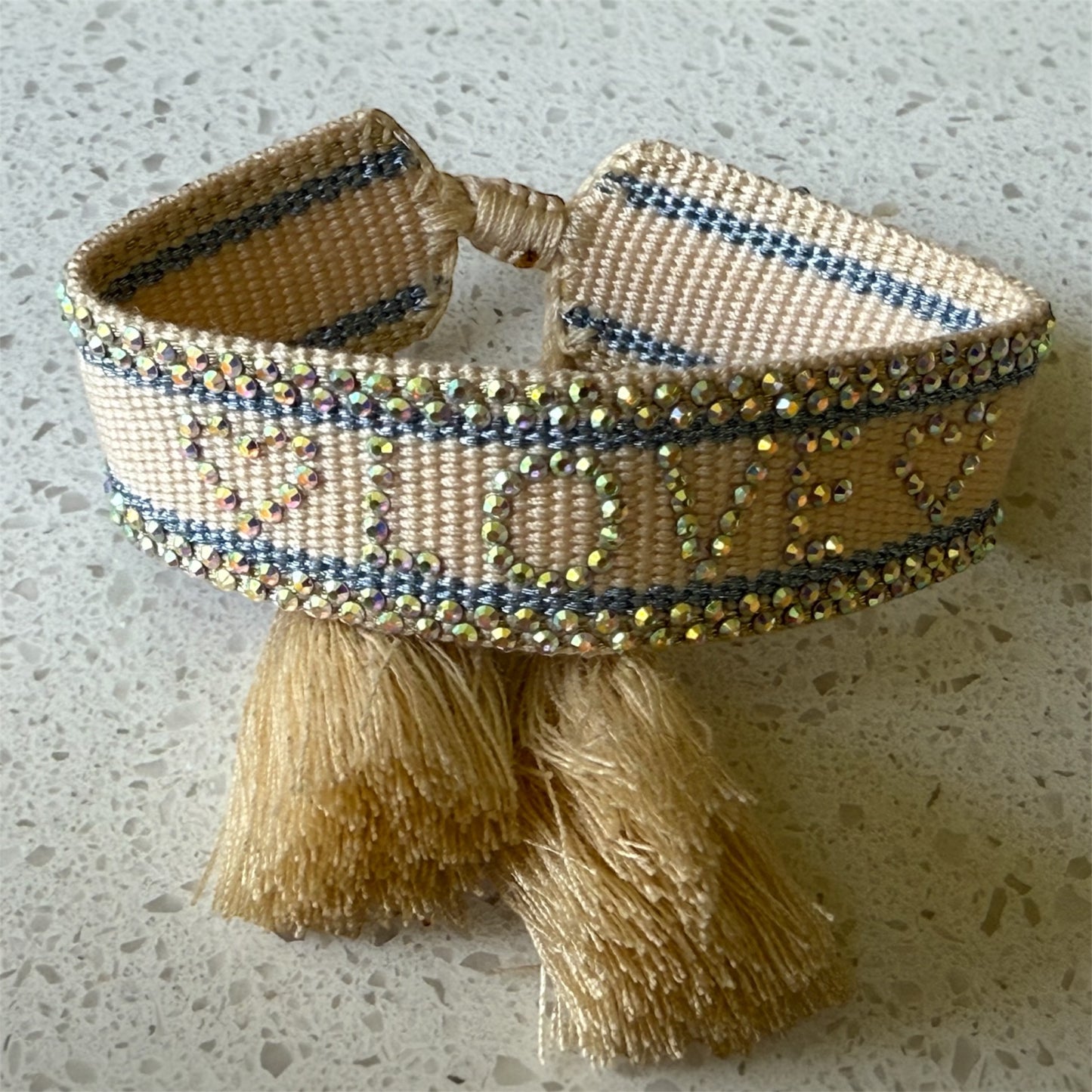 Pulseras LOVE Cristales — Colección Premium