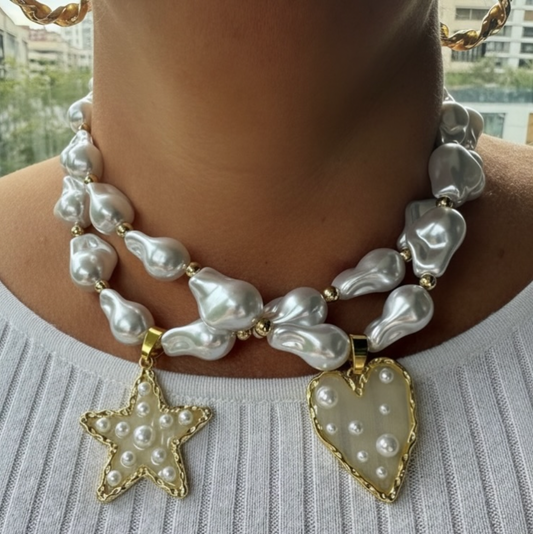 Perlas Estrella & Corazón